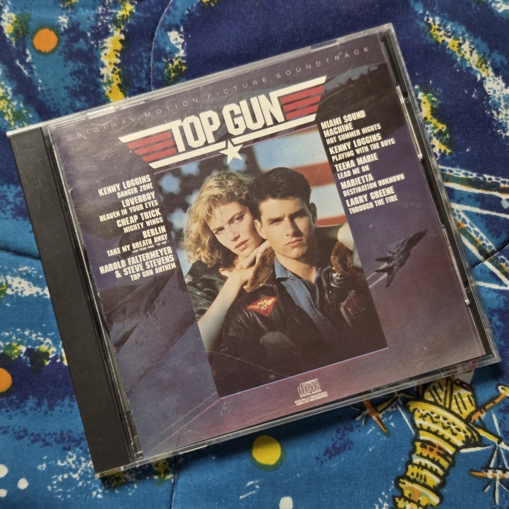 Top Gun Original Motion Picture Soundtrack CD Columbia CK 40323 1980s Rock Pop